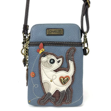 Chala Cross Body Cell Phone Case SLIM CAT - CELL PHONE HOLDER CROSS-BODY * by Chala